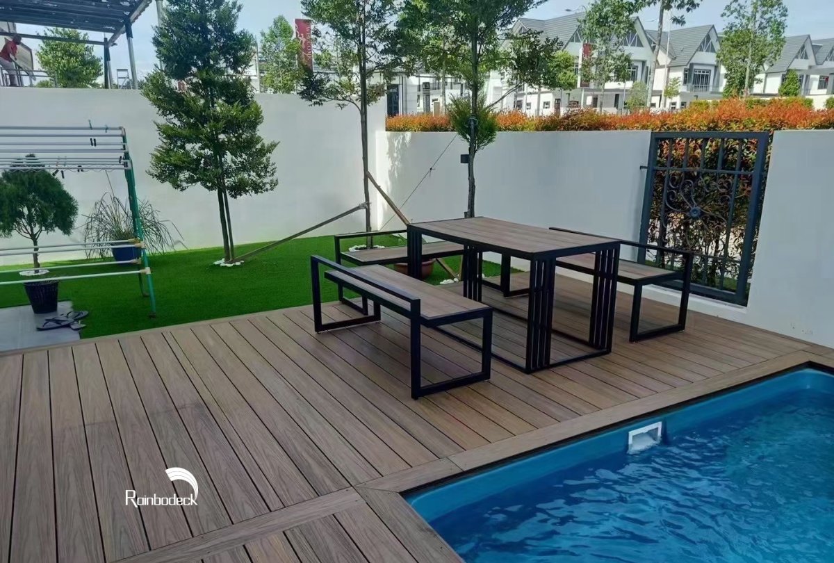 PRIVATE HOUSE - GARDEN TERRACE - COSHIELD DECKING PREMIUM