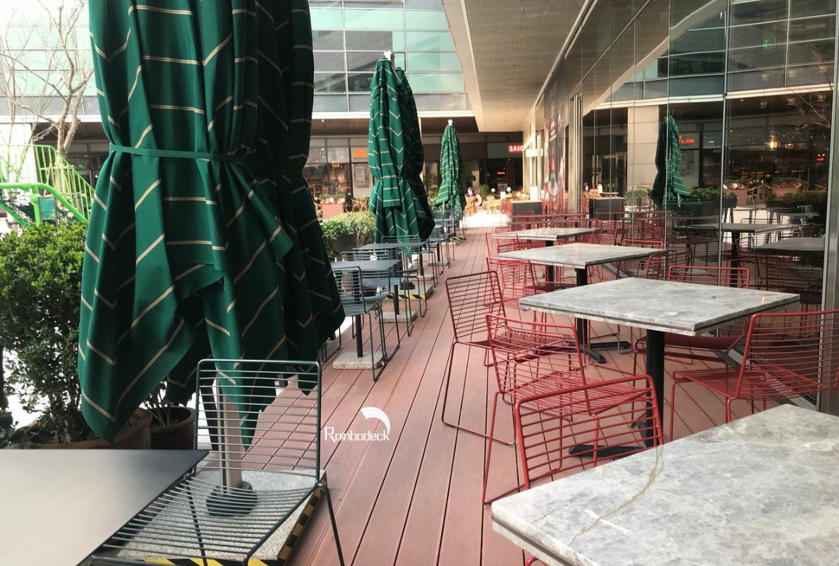 RESTAURANT PROJECT - TERRACE DECKING - HPC DECKING CLASSIC