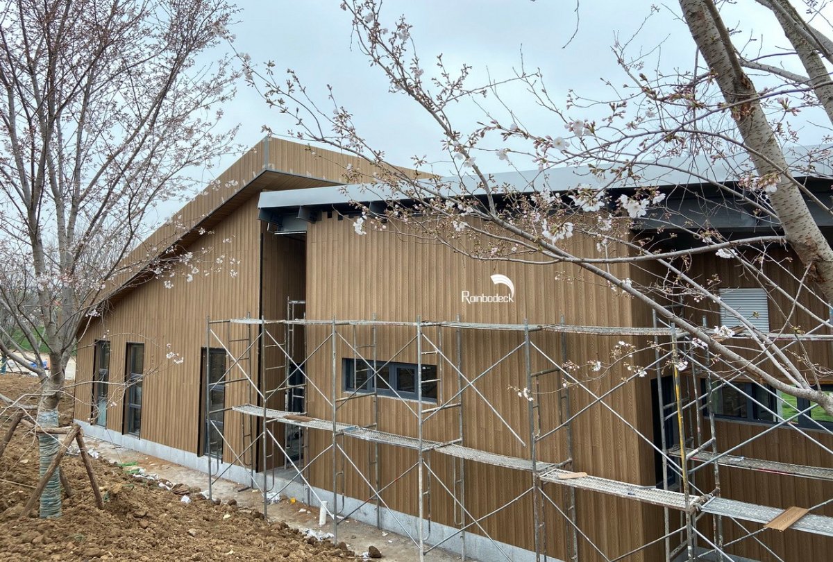 COMMERICAL PROJECT - WALL CLADDING - HPC E-PANL,3D EMBOSSED